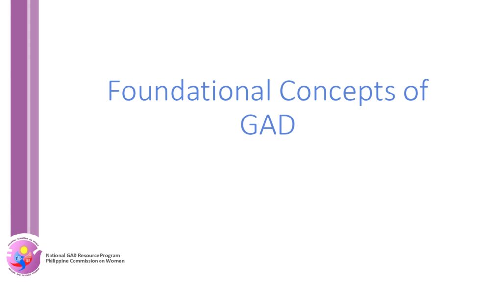 GAD Basic Concept