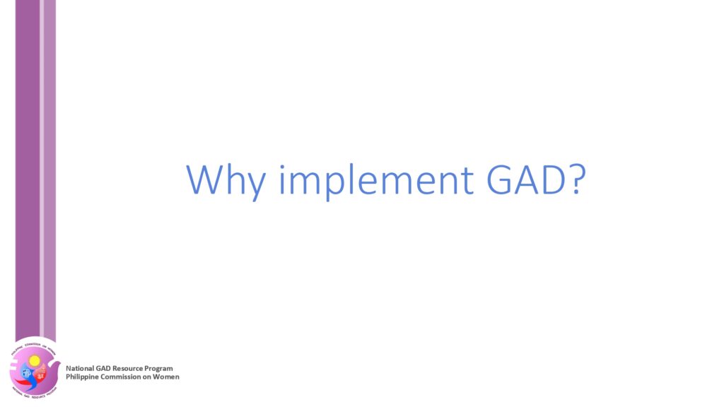 GAD Basic Concept